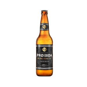 Cerveja Proibida Puro Malte Garrafa 600 ml